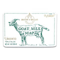 Buster & Bella's Unscented Triple Milled Goat Milk Soap - Sensitive Skin, Cruelty & Fragrance Free
