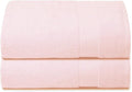 Belizzi Home Premium Cotton Oversized 2 Pack Bath Sheet 35x70-100% Pure Cotton - Ideal for Everyday use - Ultra Soft & Highly Absorbent - Machine Washable - Pink