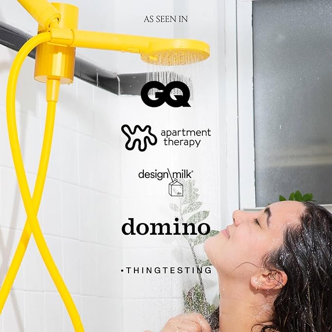 Sproos - Handheld Showerhead with Filter Set, High Performance Filtration System for Healthier Hair and Skin, Extra Long 70 Inch Hose, 3 Customized Spray Functions, Black