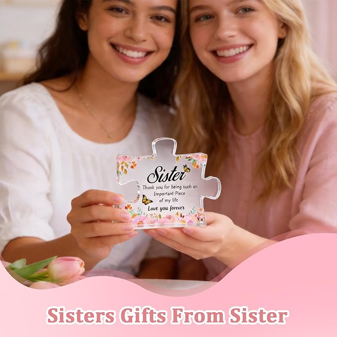 Mothers Day Birthday Gifts for Sister, Sister Mothers Day Birthday Gifts from Sisters, Sisters Gift Ideas - 10PCS Unique Mother Days Basket Ideas, Sister's Mother Days Gift Baskets