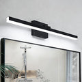 IZORRO Modern Bathroom Vanity Light 32 inch, Rotatable, 24W Dimmable Led Bathroom Light Fixture Over Mirror, Black Vanity Light Bar (Cool White 6000K)