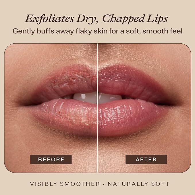 USDA Organic Lip Scrub Mint - USA Made with Natural Ingredients, Moisturizing Scrub Exfoliator for Dry Lips, Lip Sugar Scrubber Exfoliator for Smooth Lips, Small Beauty Gifts