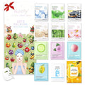 Kaely 12 Pack Variety Face Masks for Kids, Kids Face Mask Spa Day Kit Supplies, Spa Party Favors for Teens Girls Women, Sheet Facial Mask Skincare Gifts Set, Hydrating Nourish for All Skin Types, 02
