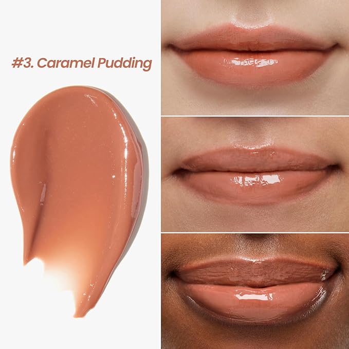 CNP Propolis Jelly Tinted Lipcerin™ - 03 Caramel Pudding, Hydrating Lip Balm & Gloss with Manuka Honey + Hyaluronic Acid, Stocking Stuffers, Gifts for Women, 0.3 fl.oz.