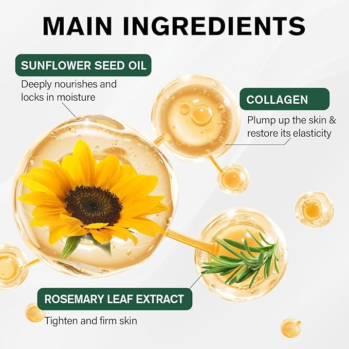 Collagen Lifting Body Oil,Anti-Aging Wrinkle Removal & Collagen Lifting Body Oil for All Skin Type Tightening. (1Pcs)