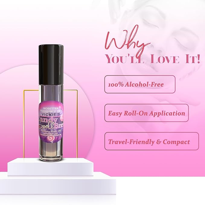 MOBETTER FRAGRANCE OILS Vickies Candy Spell Brew Perfume Women Body Oil 10ml Roll On