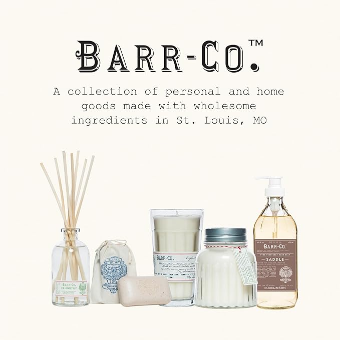 Barr-Co. Fir & Grapefruit Fine Hand Made Bath Salts, Woody & Citrus Bathing Salt, Relaxing Bath Products for Women & Men, 32 oz