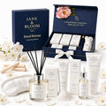 Royal Retreat Luxury Spa Gift Box for Women, Cedar & Neroli Bath and Body Gift Set, Relaxing Home Spa Kit with Bath Salt, Body Scrub, Body Oil, Hand Cream, Eye Mask, Mothers Day Gifts