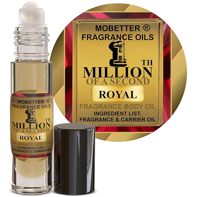 MOBETTER FRAGRANCE OILS 1 Millionth of a Second Royal Men Cologne Body Oil