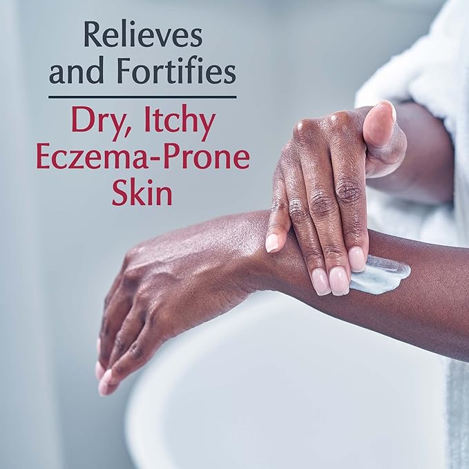 Eucerin Eczema Relief Cream, Full Body Lotion, Moisturizing Eczema Cream with Colloidal Oatmeal, Mothers Day Gifts, 8 Oz Tube