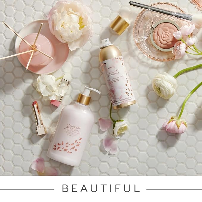 Thymes Hand Lotion Gold Pump - Goldleaf Gardenia (8.25 Fl Oz)