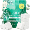 Shower Steamers Aromatherapy 18 Pack – Mothers Day Gifts, Eucalyptus for Shower, Aromatherapy Birthday Gifts for Women & Men, Stress Relief & Relaxation Self Care – Eucalyptus & Mint