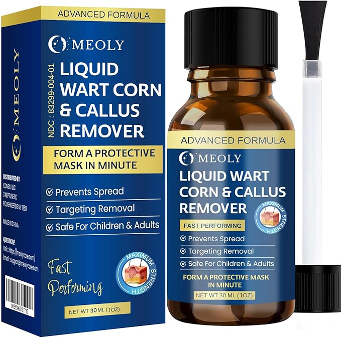 MEOLY Fast-Acting Wart Remover Freeze Off : Salicylic Acid Wart Remover for Plantar Wart, Corn Freeze Off Fast-Acting for Men and Women 30 ML