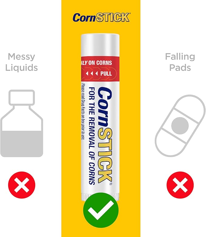 CornStick Maximum Strength Salicylic Acid Solid-Stick Corn and Callus Remover 0.2 Oz