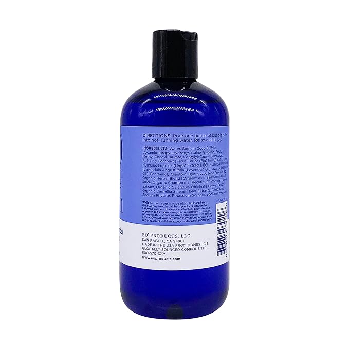 EO, Bubble Bath French Lavender Organic, 12 Fl Oz