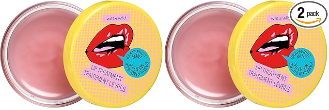 wet n wild Perfect Pout Hydrating Lip Treatment Grapefruit and Mint (Pack of 2)