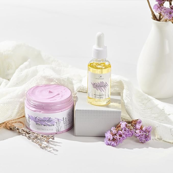 Mothers Day Gifts for Mom Spa Bath Gift Baskets Relaxing Spa Self Care for Women Her Sister Wife Bridal Shower Gifts Box Home Bath Care Package Thank You Birthday (Purple -Spa for Women)