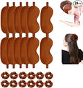 24Pcs Satin Eye Mask Silk Sleep Masks Silky Eyes Cover Blackout Blindfold Eyeshade Scrunchies Hair Ties Travel Wedding Gift