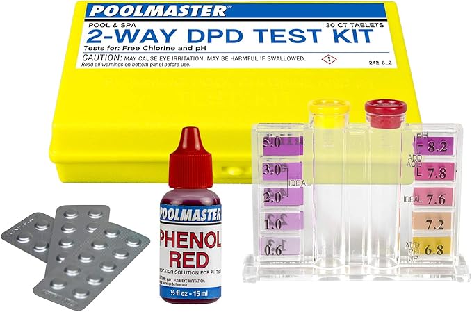 Poolmaster 22242 2-Way Test Kit with DPD Tablets and Case - Basic Collection Small