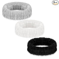 3PCS Skin Care Headband, Spa Headbands Makeup Head Band Headband for Washing Face Fluffy Hair Bands for Women Men