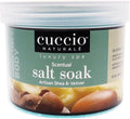 Cuccio Naturale Scentual Salt Soak - Invigorating Salts With An Irresistible Scent - Rejuvenate And Soothe Tired Feet - Softens And Leaves The Skin Fresh And Clean - Artisan Shea And Vetiver - 29 Oz