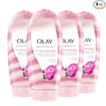 Olay Body Wash for Women, Moisture Ribbons Plus, Deep Conditioning & Moisturizing Formula, Long Lasting Smooth Soft Skin, For All Skin Types, Shea Butter & Peony Blossom Scent, 18 fl oz (Pack of 4)