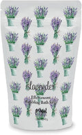 Primal Elements Detoxifying Sea Salt Soak, Bubbling Aromatherapy Salts with Essential Oils, Lavender, 12 oz Resealable Bag
