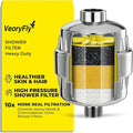 Heavy Duty Shower Filter 1 Pack - 99% Removes Chlorine, Fluoride, Heavy Metals & Hard Water Impurities - Healthier Skin & Softer Hair