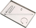 Silver Ceramic Jewelry Mirror Tray Vanity Holder Rectangular Mini Small Medium Large