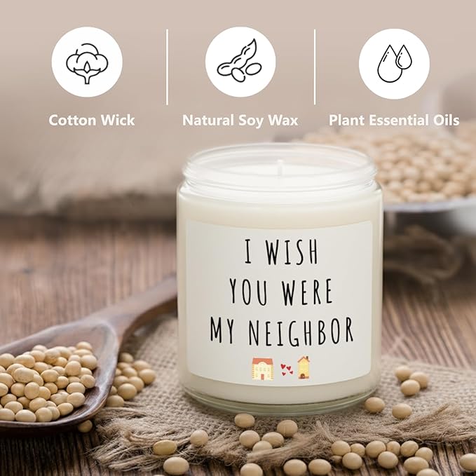 Candles Gifts for Women, Birthday Gifts for Women, Unique Friendship House Warming Gift for Womens, Best Friend, Sister, Bestie, Funny Lavender Scented Candle with Replaceable Stickers
