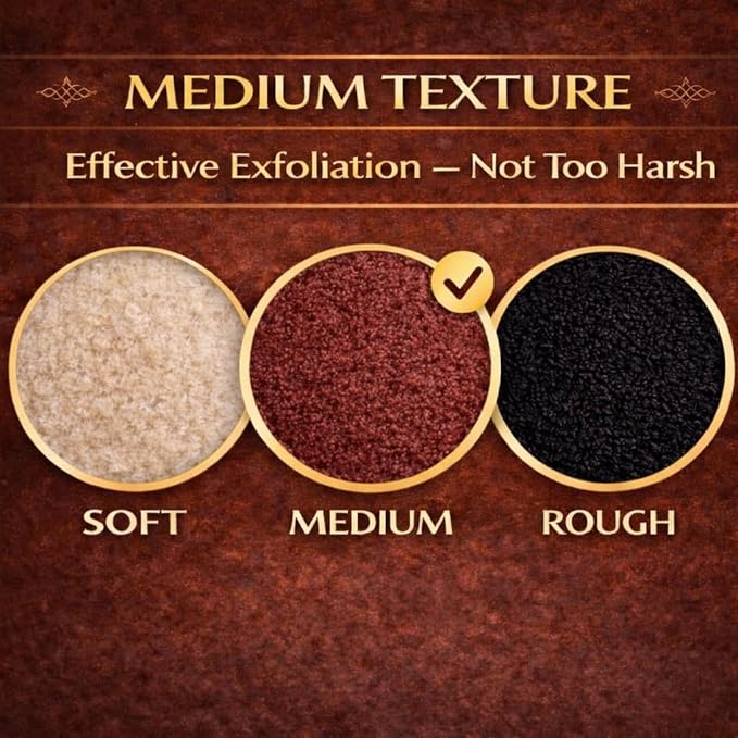 Moroccan Kessa Exfoliating Glove – Medium Hammam Exfoliating Mitt – Dead Skin Remover – Traditional Body Exfoliator – Made in Morocco