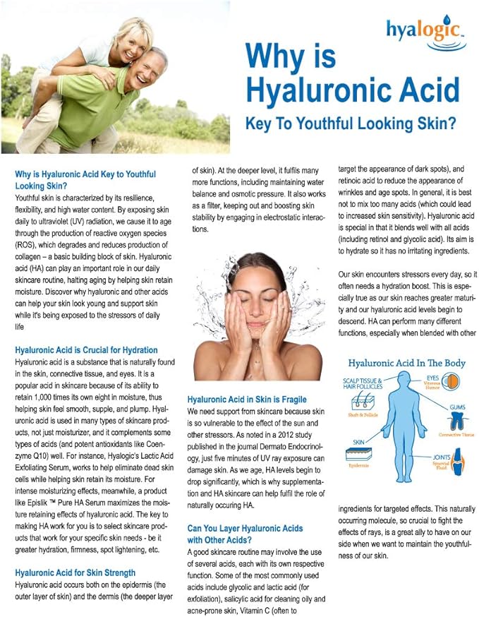 Hyalogic Witch Hazel Toner - Alcohol-Free Facial Toner with Hyaluronic Acid & Aloe Vera - Amazing Face Astringent for All Skin Types - Facial Toner to Boost Brightness & Softness (8 fl oz)