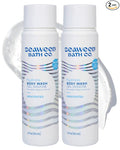 Seaweed Bath Co. Hydrate Body Wash - Unscented | Foaming Shower Gel Cleanser with Natural Ingredients | Fragrance Free and Gentle | Good For Sensitive Skin | 12 oz (Pack of 2)
