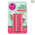 eos 100% Natural Lip Balm- Coconut Milk, eos lip balm, All-Day Moisture, Lip Care, Shea Butter, Moisturizing, Sensitive Skin,0.14 oz, 2 Pack