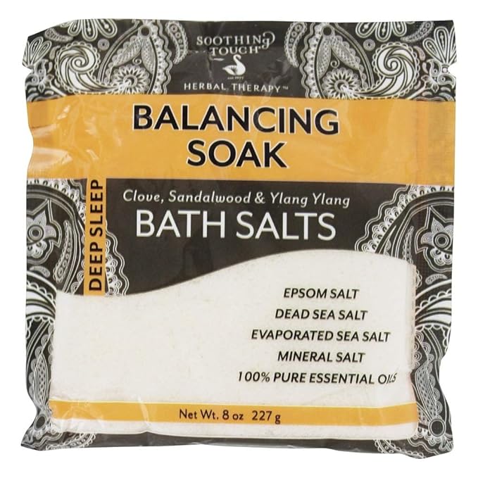 Soothing Touch Balancing Soak Bath Salts Pouch, Clove, 8 Oz