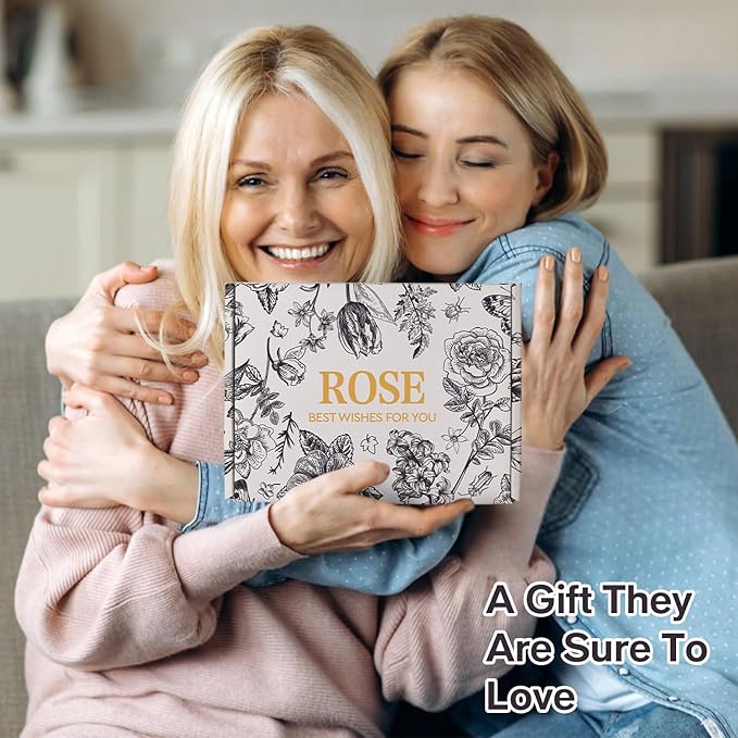 Valentine's Day Gifts, Spa Gift Set for Women- Luxury Rose 14 Pcs Bath Set, Home Spa Kit, Christmas Gift for Women, Birthday Gifts