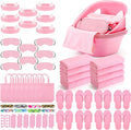 Jeyiour 72 Pcs Foot Spa Set for Girls Include Foot Tub Washbasin Hand Towels Spa Kit Accessories for Party