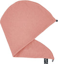 Elizabeth Roberts 100% Cotton T Shirt Hair Towel Wrap Plopping Essential Turban Style Hair Drying Towel for Women and Men All Hair Types and Styles, Blush