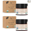 USDA Organic Lip Scrub Vanilla - USA Made with Natural Ingredients, Moisturizing Scrub Exfoliator for Dry Lips, Lip Sugar Scrubber Exfoliator for Smooth Lips, Small Beauty Gifts