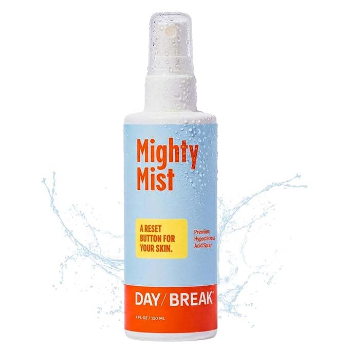 Mighty Mist Premium Hypochlorous Acid Spray for Acne, Eczema, Rosacea | Safe for All Skin Types | Safe for Sensitive Skin | Soothes Irritation and Redness