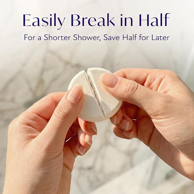 Solia Shower Steamers Eucalyptus and Menthol 7-Pack - Patent-Pending - Real Essential Oil Eucalyptus Shower Bombs Gift Set, Menthol Tablets, Spa Steamers Aromatherapy Selfcare Bath Gifts for Women