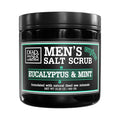 Salt Body Scrub Eucalyptus & Mint For Men– Moisturizes, Exfoliates & Nourishes Skin – Cleanses & Detoxifies with Dead Sea Minerals – Dead Sea Collection - 23.28 OZ