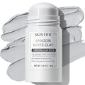 SKINTIFIC Amazonian White Clay Purifying Stick, Deep Clean Pores Mud Mask with Volcanic Soil, Pore Minimizer, Gentle Exfoliating, Refines Pores, Smoothing Skin, Non-Drying, Skincare Facial Mask