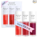 NOONI Korean Lip Oil Set - Appleberry, Appleplum & Applefig - Long-Lasting, Moisturizing, Revitalizing - Waterproof, No Peel Off, Stocking Stuffers (3EA, 0.12 fl oz)