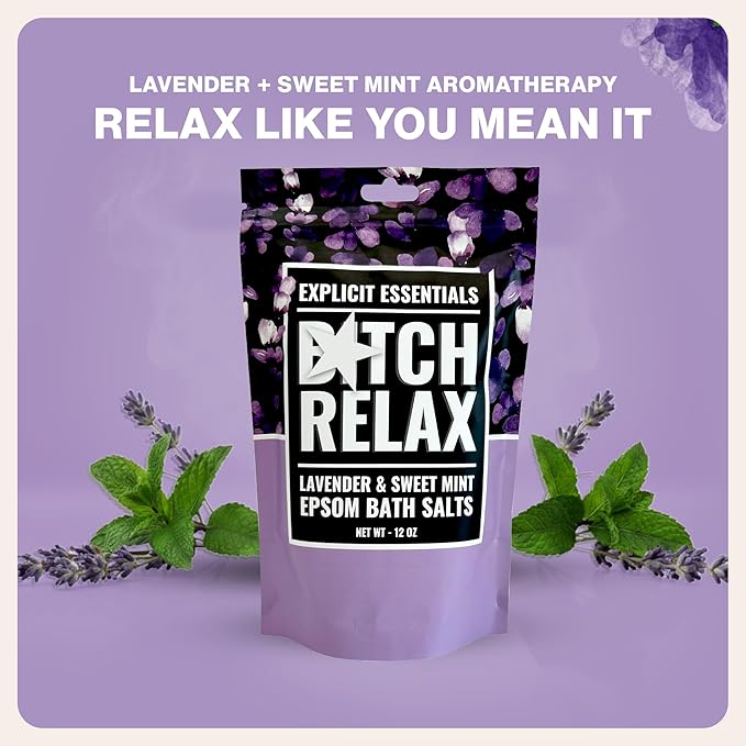 Lavender Bath Salts for Women, Self Care Gift Ideas for Women