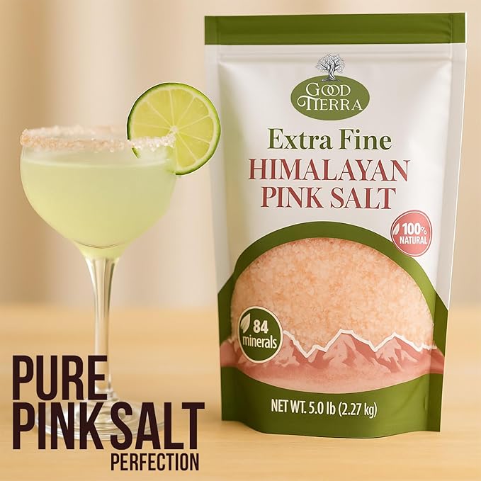 Good Tierra Himalayan Pink Salt in PET Bag - Extra-Fine Grain - 2.5 lb.