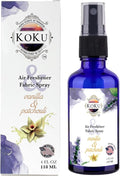 Vanilla Patchouli Air Freshener - Room Spray - Odor Eliminator - Deodorizer - Car Air Freshener - Home Spray - Linen Spray - Fabric Refresher - Non-Toxic - Alcohol Fee - 4 Oz