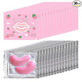 30 Pairs Eye Masks & Lip Masks, Under Eye Patches for Puffy Eyes, Moisturizing Lip Mask Pink Pads, Reducing Fine Lines, Mothers Day Gifts, Graduation Gifts, Teacher Appreciation Gifts, Bulk Gifts