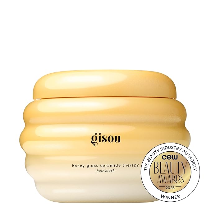 Gisou Honey Gloss Ceramide Therapy Hair Mask Mini – Deep Repair & Hydration with Mirsalehi Honey, Ceramides & Hyaluronic Acid, 2.5 fl oz | Deep Repair, Hydration, Mirsalehi Honey, Ceramides, Hyaluronic Acid, 2.5 fl oz