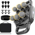 UFFAE Six Head Massage Gun, 50 Intensity Levels & 9 Massage Modes, Equipped with 3 Different Massage Heads, Massage Gun with Adjustable Belt Ideal Gifts for Women, Men, Mom, and Dad